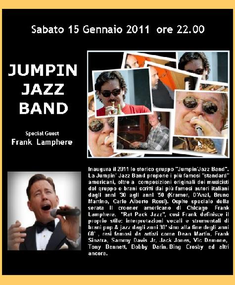 Frank Lamphere - Torna al Jumpin' Jazz Ballroom a Milano per un concerto il 15 gennaio 2011